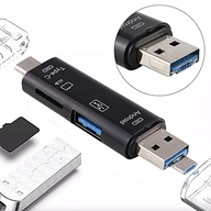 GSM ČÍTAČKA KARIET OTG 4v1 USB TYP C MIKRO GSM ČÍTAČKA KARIET OTG 4v1 USB TYP C MIKRO