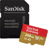 SANDISK MICROSDXC 256GB EXTREME UHS-3 V30 160MB/S