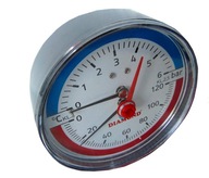 Termomanometer 6 bar 120 C 80mm 1/2" zadný 115 Termomanometer 6 bar 120 C 80mm 1/2" zadný 115