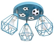 Závesné stropné svietidlo MUNDIAL 3 DIAMOND BLUE lustrové podkrovné LED svietidlá