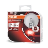 OSRAM NIGHT BREAKER SILVER +100% H1 12V DUO BOX OSRAM NIGHT BREAKER SILVER +100% H1 12V DUO BOX