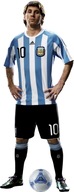 MESSI nástenné NÁLEPKY loptových futbalistov 70x26 cm MESSI nástenné NÁLEPKY loptových futbalistov 70x26 cm