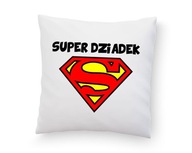 VANKÚŠ S POTLAČOVÝMI VZORY NA DARČEKY SUPER DEDKO VANKÚŠ S POTLAČOVÝMI VZORY NA DARČEKY SUPER DEDKO